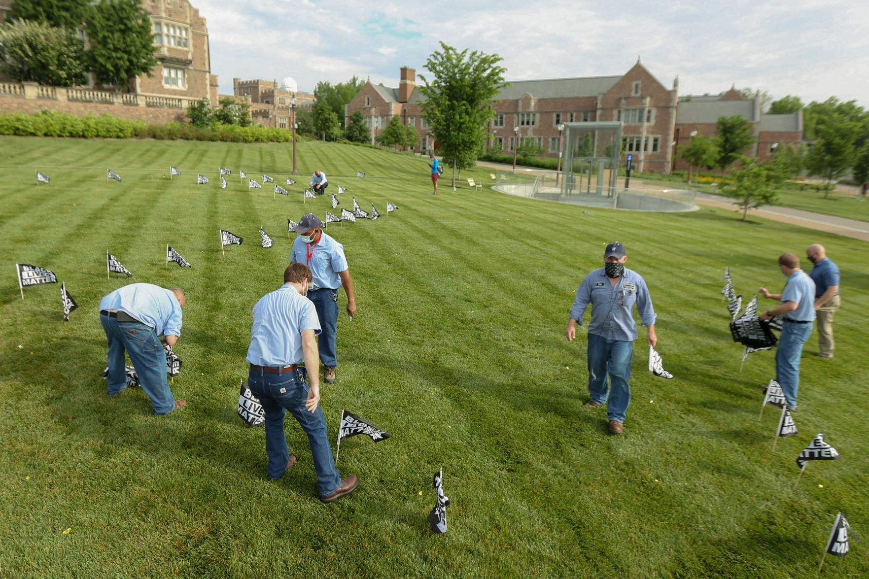 Washington University commemorates George Floyd's murder